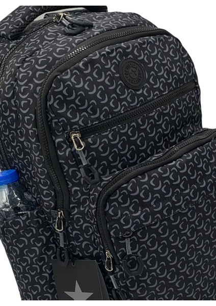 Saten Su Geçirmez Kumaş Unisex Okul Sırt Çantası A3113 fırsatları