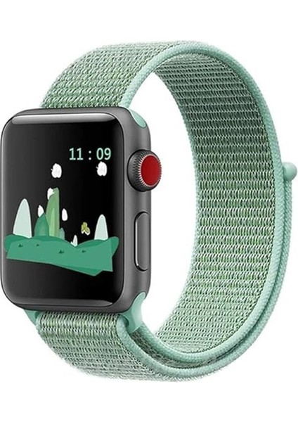 Apsuwa Apple Watch Se 44MM Kordon Cırt Cırtlı Kumaş