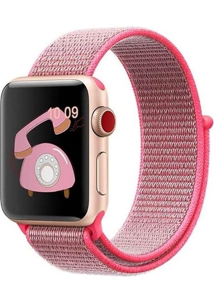 Apple Watch Se 44MM Kordon Cırt Cırtlı Kumaş