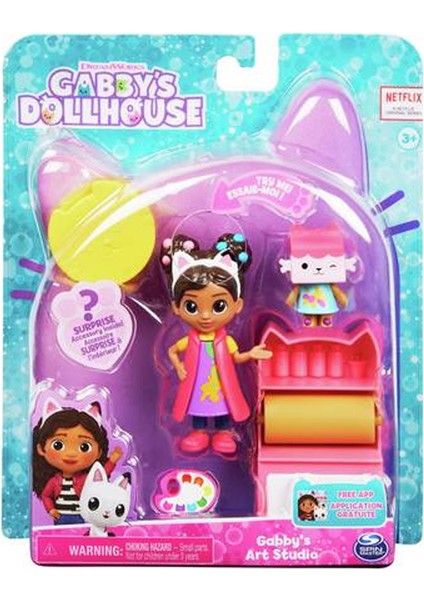 Gabbys Dollhouse Cat-Tivity Paketi Gabby Nin Sanat Atölyesi SPM-6062025