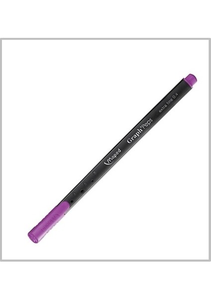 Maped Fineliner Ince Uçlu Kalem Mor - 3 Adet