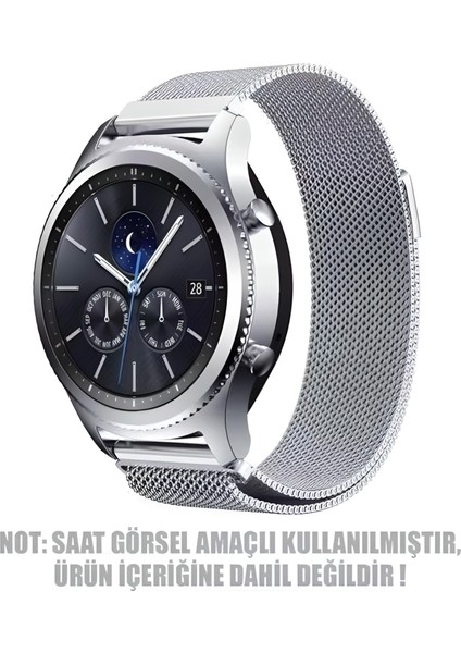 Online Kordon Huawei Watch Gt Gt2 Gt2 Pro Uyumlu Classic 22MM Çelik Hasır Örgü Kordon 46MM