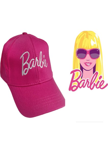 Pembe Barbie Logo Şapka