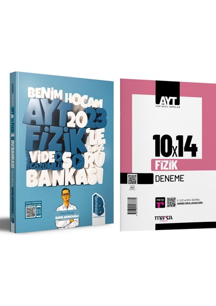 AYT Fizik 2023 Fizik Soru ve Marka Deneme Seti 2 Kitap