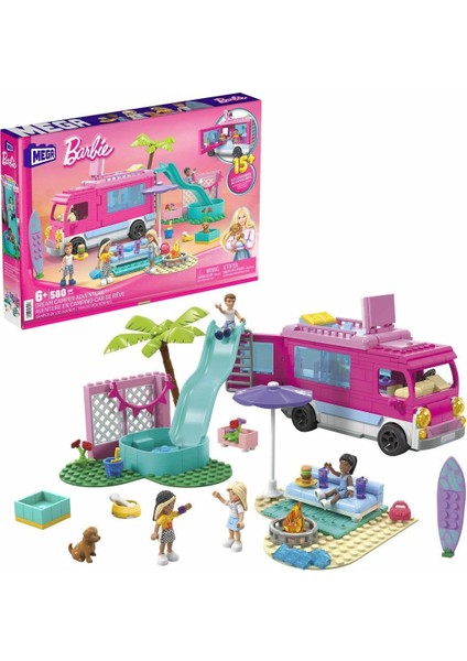 HPN80 Mega Barbie'nin Rüya Karavanı Meceraları 508 Parça +6 Yaş