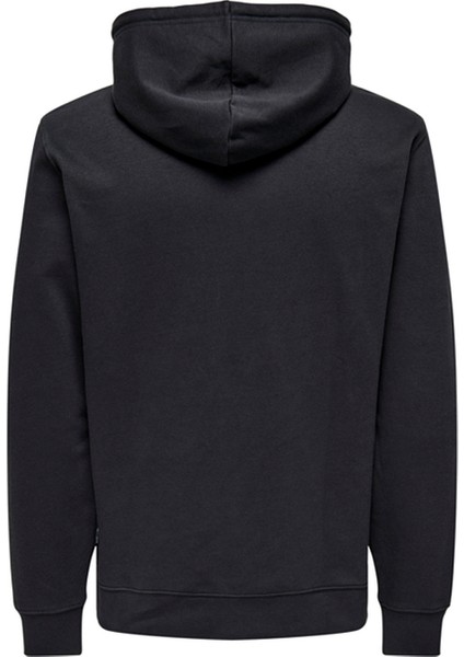 Kapüşon Yaka Lacivert Erkek Sweatshırt 22026412_ONSCARL Reg Mountaın Sweat