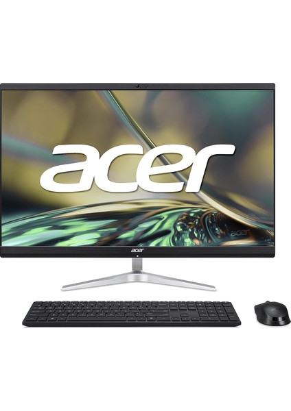 Acer Aspire C27-1751 All In One (Hepsi Bir Arada) Aüstü Biisayar, Intel Core I7-1260P 12. Nesil 4.70GHZ Işlemci, 8gb Ram, 512GB Ssd, 27" Fhd Ekran, Windows 11, DQ.BJ9EM.006
