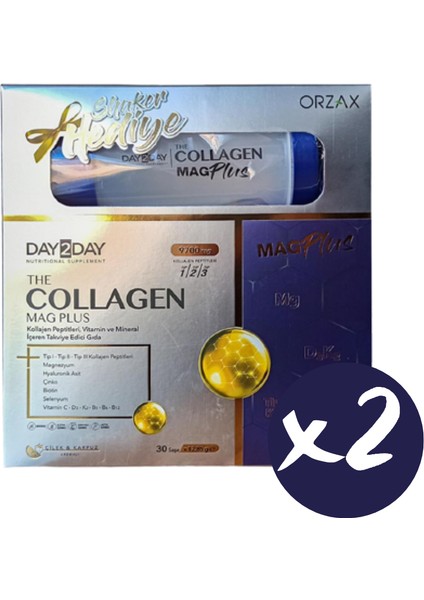 The Collagen Mag Plus 30 Saşe+Shaker Hediyeli X2