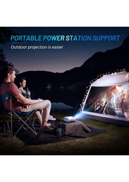 1080P Hd 8000L Taşınabilir Mini Projektör