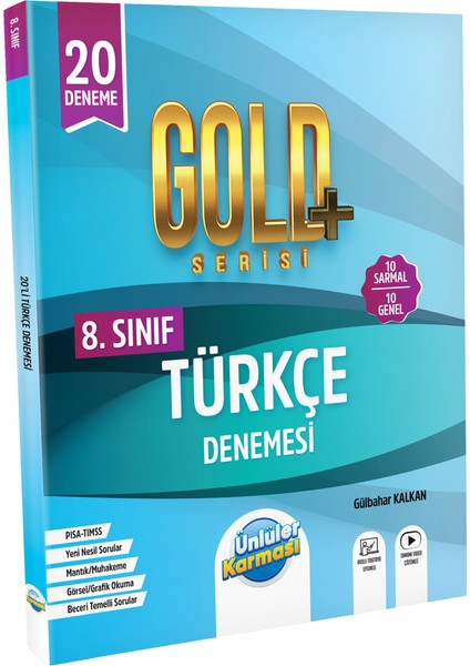 8. Sınıf Gold Serisi Türkçe 20 Denemesi 2024