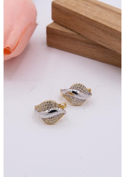 14 Ayar Altın Küpe J Klips Kadın Küpe LKKP1107