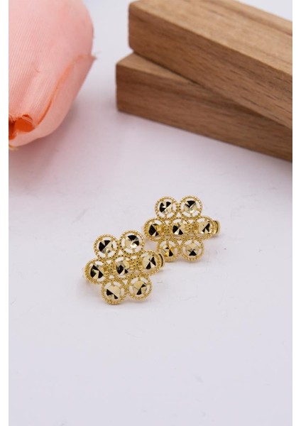 14 Ayar Altın Küpe J Klips Kadın Küpe LKKP1110