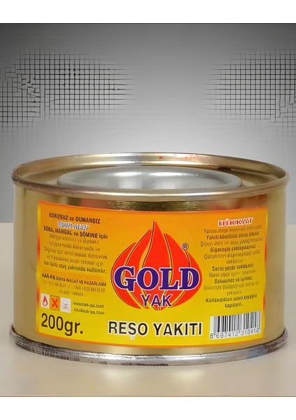 Osmanlı Ocağı Reşo Jel Yakıtı Teneke Kutu 200GR fiyatları