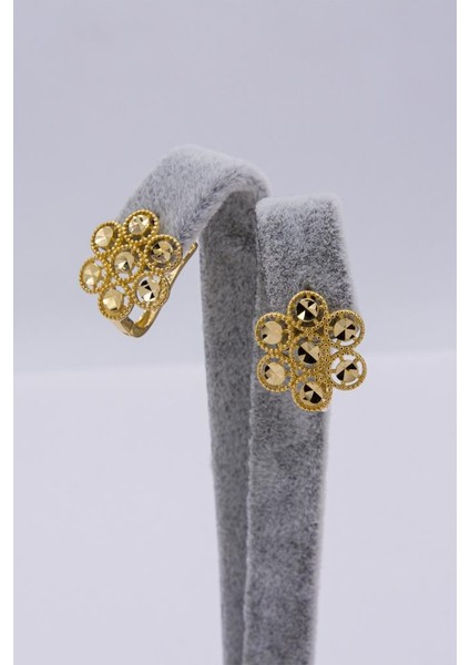 14 Ayar Altın Küpe J Klips Kadın Küpe LKKP1110 modelleri