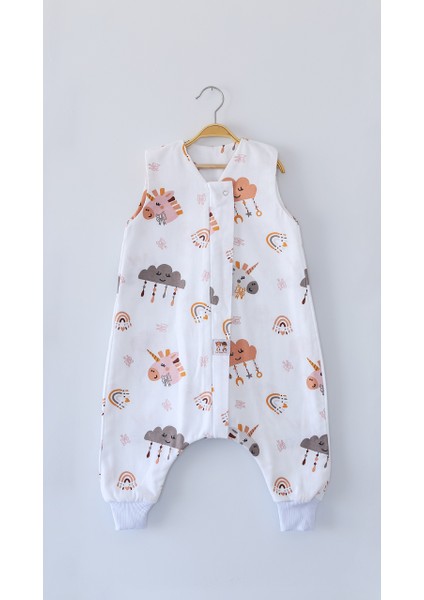 Kışlık Çocuk Uyku Tulumu 1 Tog Organik Pamuklu Kolsuz Pazen fırsatları