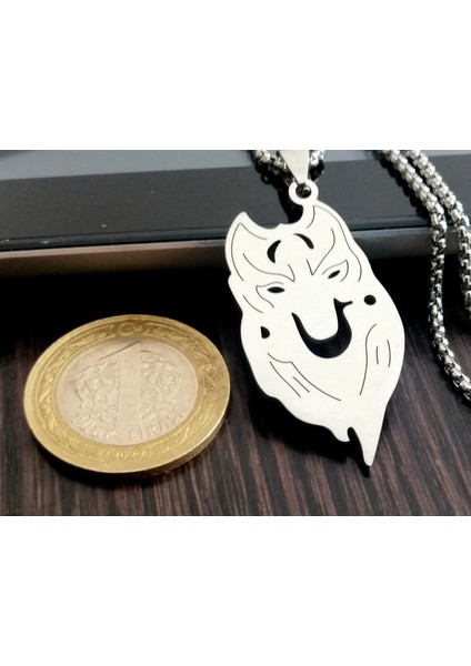 Paslanmaz Çelik Renk Çelik Kurt Erkek Kolye /kurt Kolye modelleri