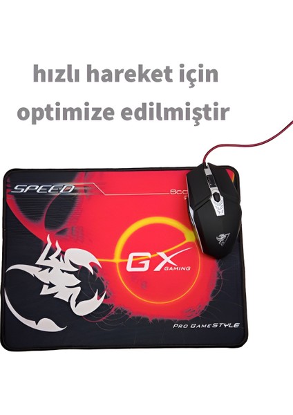 Mouse Pad 32X24CM-AKALITE Dikişli-Gaming Mouse Pad-Ofis Fare Altlığı-Oyuncu Mouse Pad