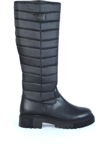 Mp 232-2752ZN Siyah Kışlık Kadın Çizme Bot Ayakkabı