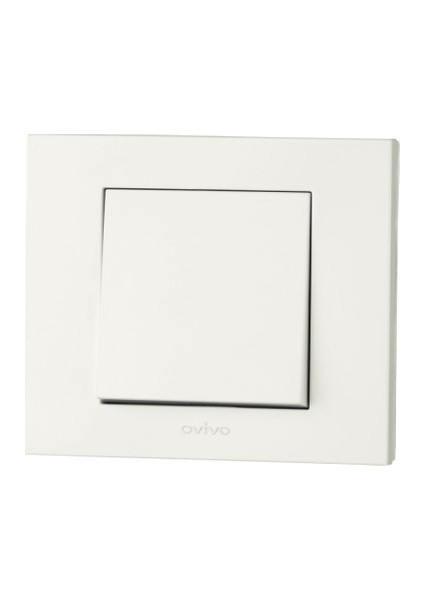 Ovivo Grano Beyaz Tekli Anahtar Çerçeveli fiyatları