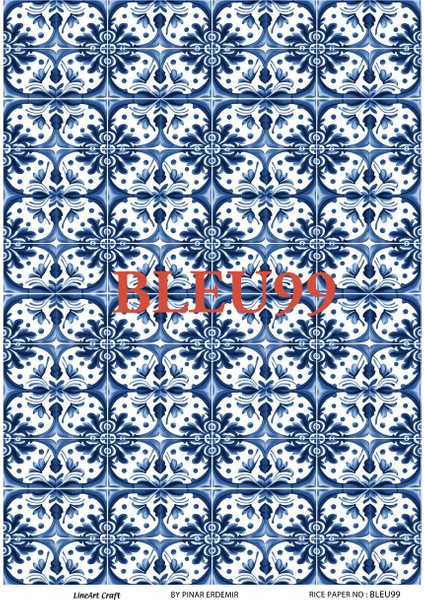 Pirinç Dekopaj Kağıdı LA-BLUE99
