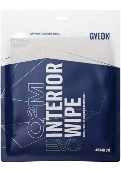 Gyeon Q²m Interiorwipe Evo Iç Aksam Temizlik Bezi 2 Li Paket - 40X40 cm