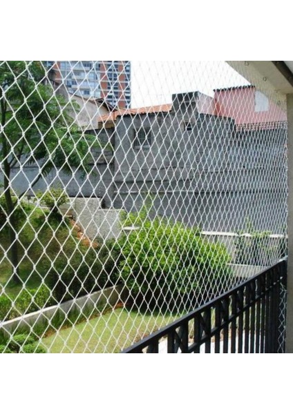 Balkon Filesi 3x4 Metre Bahçe Balkon Filesi Ağı Kedi Kuş Önleme Güvenlik Filesi