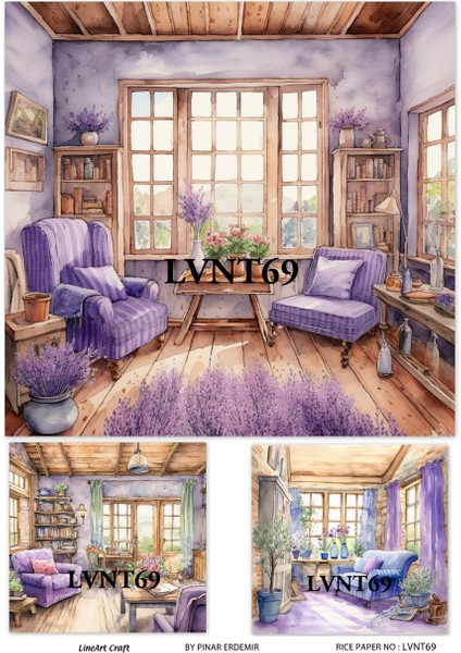 Pirinç Dekopaj Kağıdı LA-LVNT69