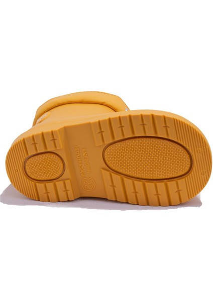 W10257 Bimbi Euri Sarı Ortopedik Erkek Çocuk Yağmur Çizme