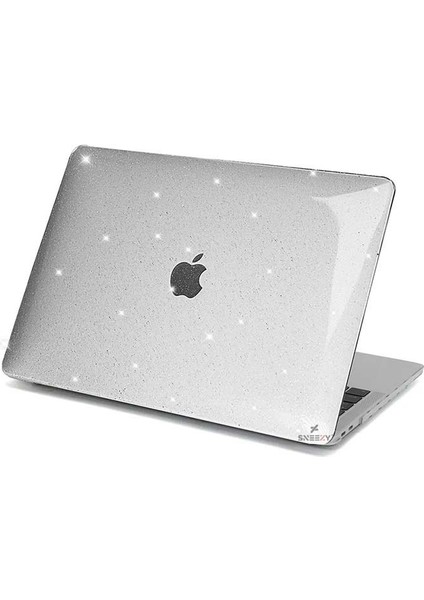 Macbook Pro 2021/23 14,2 Inç M1-M2 Çip A2442 A2779 Ile Uyumlu Parlak Diamond Dust Simli Kılıf