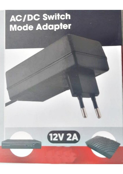 12 Volt 2 Amper Çokamaçlı Switch Mode Adaptör Güçkaynağı