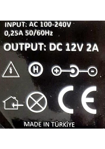 12 Volt 2 Amper Çokamaçlı Switch Mode Adaptör Güçkaynağı