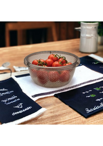 Badya & Bulaşık Leğeni & Hamur & Yoğurt Mayalama Kabı Çok Amaçlı Badya Füme 6 lt