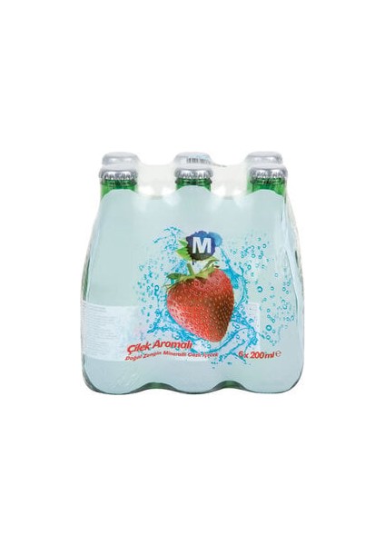 Çilek Doğal Zengin Mineralli Içecek 6X200 ml ( 8 Adet )