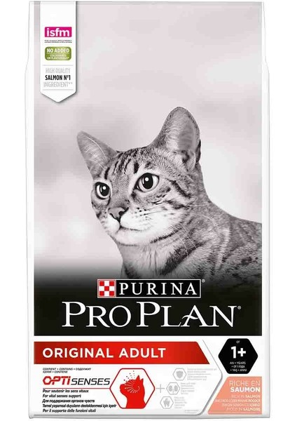 Pro Plan Somonlu Pirinçli Yetişkin Kedi Mamasi 10 kg