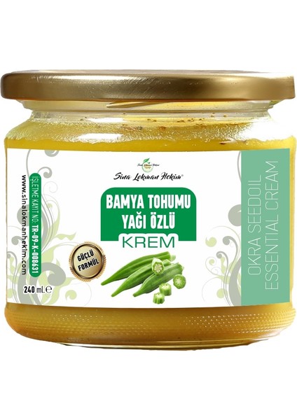 Bamya Tohumu Yağı Özlü Krem 240 ml