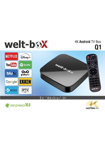 Q1 Android TV Box 4K