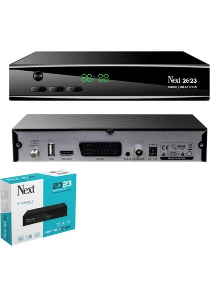 Next Uydu Alıcı Kasalı Full Hd Scart+Hdmı Next 2023