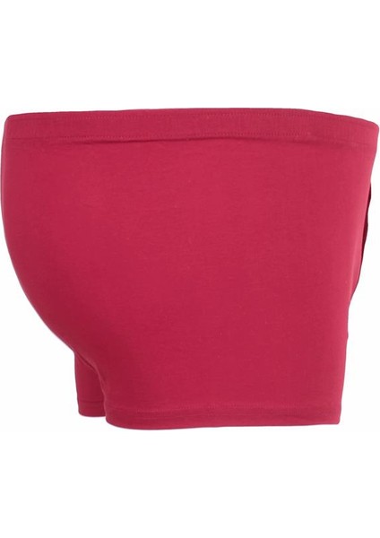 Mocgrande Erkek Büyük Beden Düğmeli Uzun Paça Boxer 11907 Bordo fiyatları