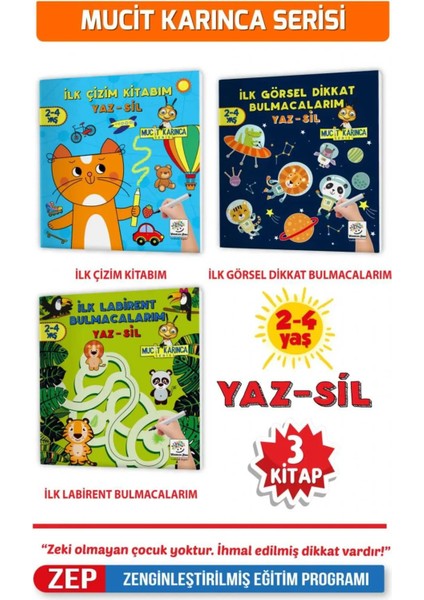 Mucit Karınca Yaz - Sil Kitaplar 2. Seri