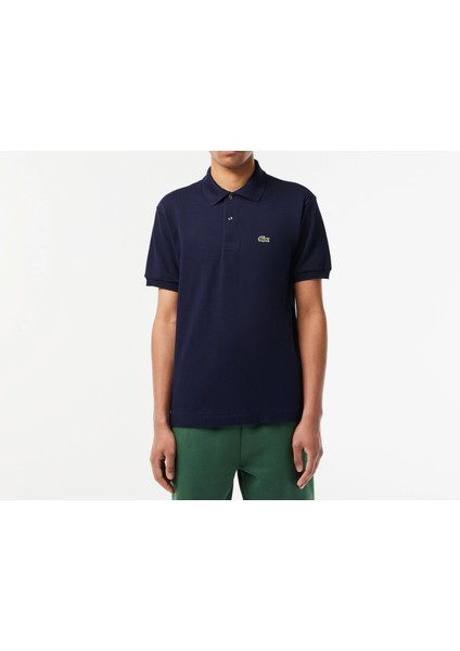 Erkek Klasik Fit Lacivert Polo Yaka Tişört