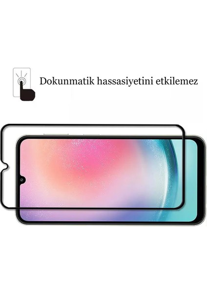 Samsung Galaxy A24 Kırılmaz Cam 5d Tam Kaplayan 9h Temperli Ekran Koruyucu