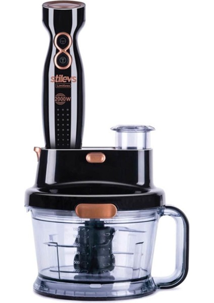 2000WATT Limitless El Blender Seti-Siyah