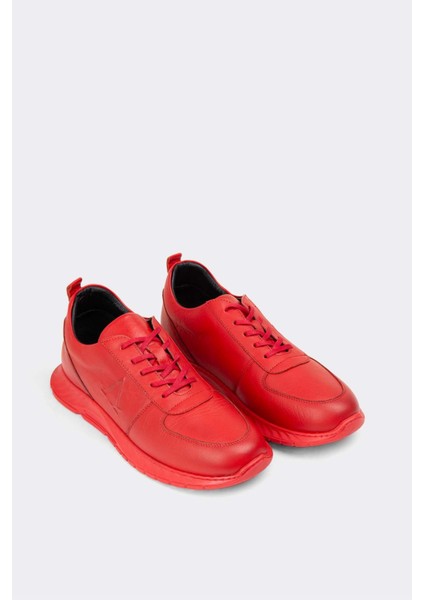 Erkek Sneaker Deri Ayakkabı 082Y23K40700