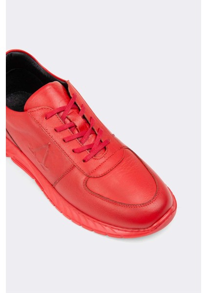 Erkek Sneaker Deri Ayakkabı 082Y23K40700