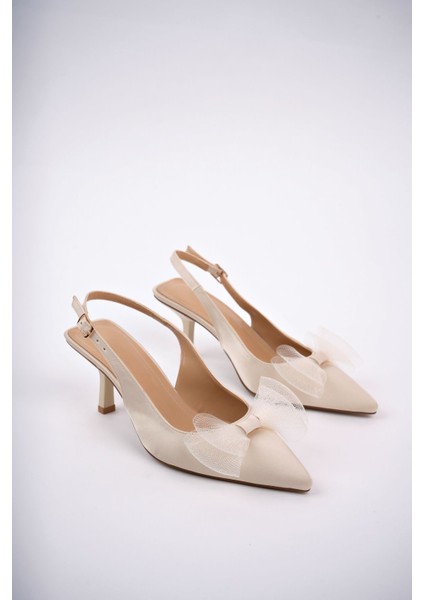 Sivri Burun Fiyonklu İnce Topuklu Kadın Ayakkabı 7279 fiyatları