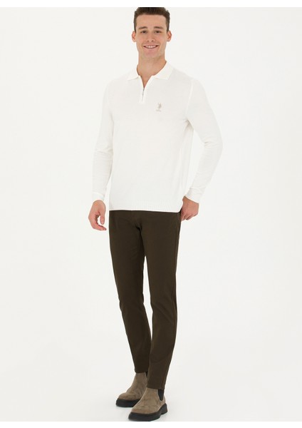 Normal Bel Normal Paça Slim Fit Koyu Haki Erkek Pantolon MICEL23K modelleri