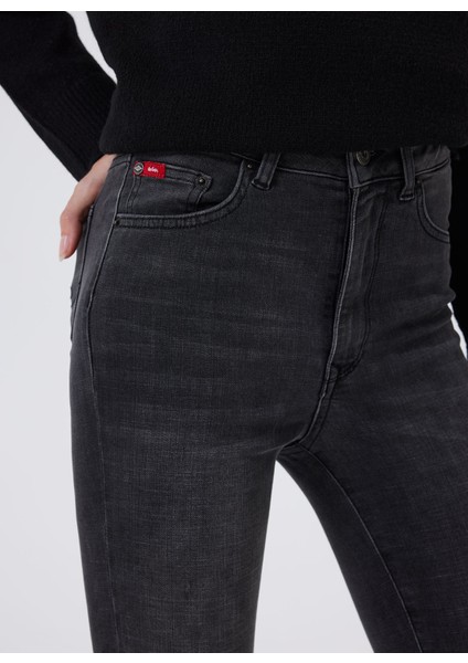 Yüksek Bel Dar Paça Super Skinny Fuşya Kadın Denim Pantolon 241 Lcf 121024 Jaycee Nıcole Mıd fırsatları