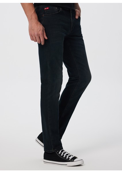 Normal Bel Slim Straight Erkek Denim Pantolon 241 Lcm 121035 Jagger Ferb Cab Dark fırsatları