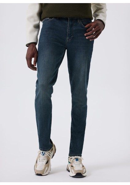 Normal Bel Slim Fit Erkek Denim Pantolon 241 Lcm 121052 Jack Lısa Aqua Stone