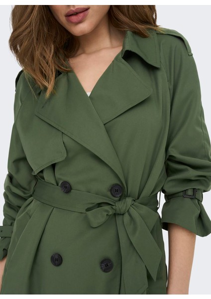 Açık Haki Kadın Mont Onlchloe Trenchcoat Double B. Otw N